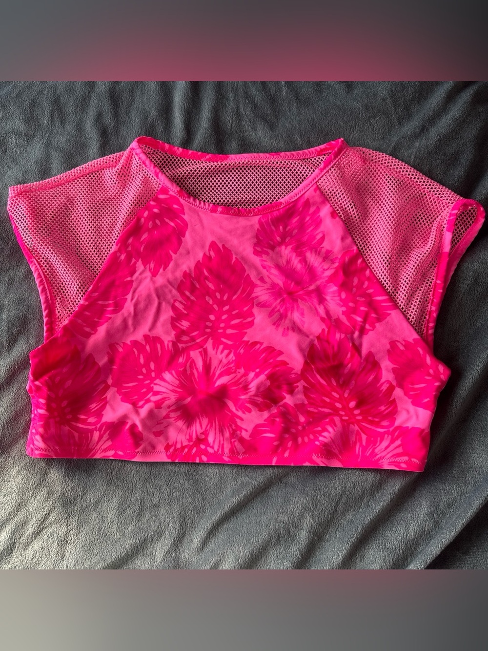 Pink aerie swim top